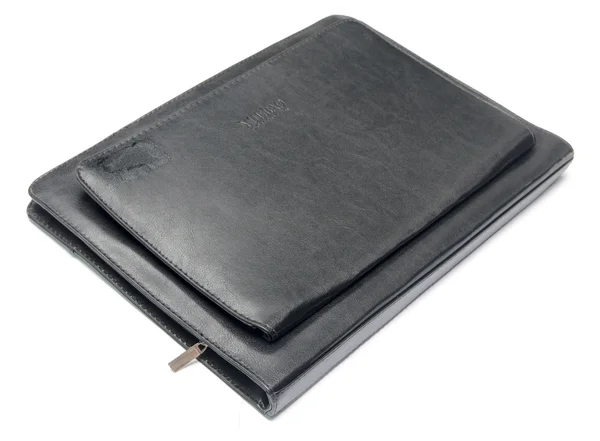 Leather paperwork — Stock Photo, Image