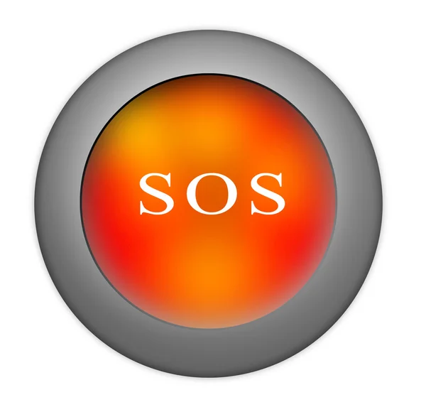 SOS button — Stock Photo, Image