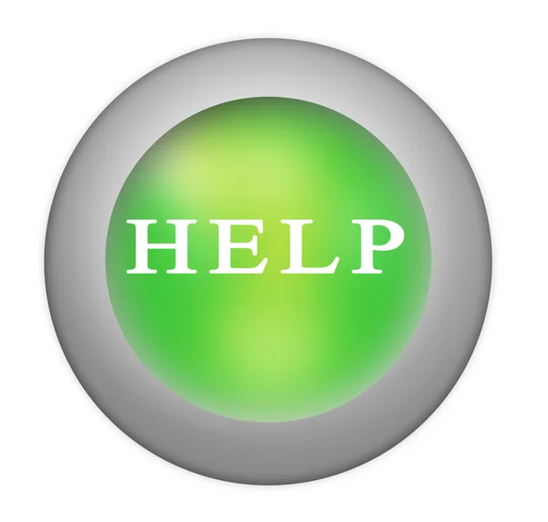 Hjälp-knappen — Stockfoto