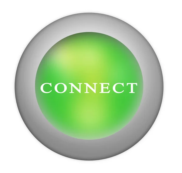 Connect button — Stock Photo, Image