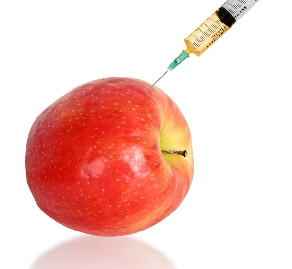 stock image Analysis of apple