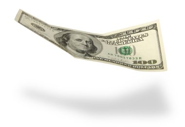 Falling dollar clipart