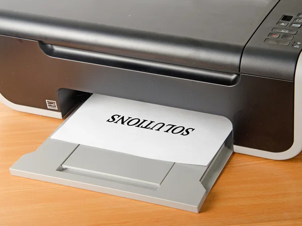 Printer printing solutions — Stock Photo, Image