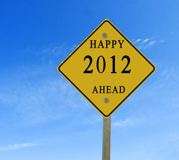 Happy 2012 ahead — Stock Photo, Image