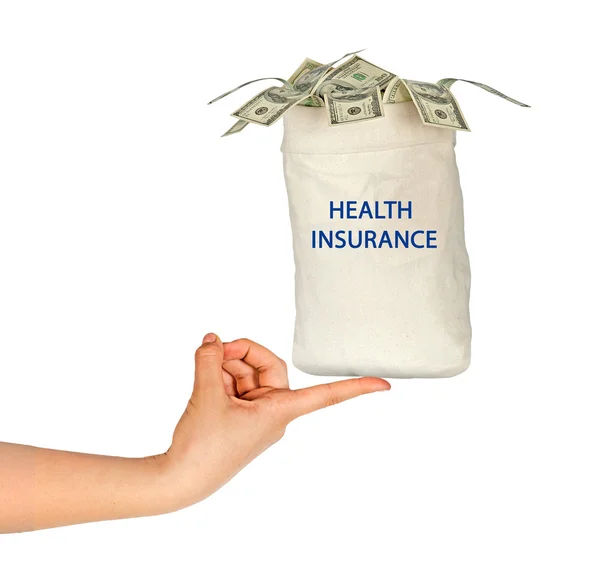 Bolsa con seguro médico — Foto de Stock