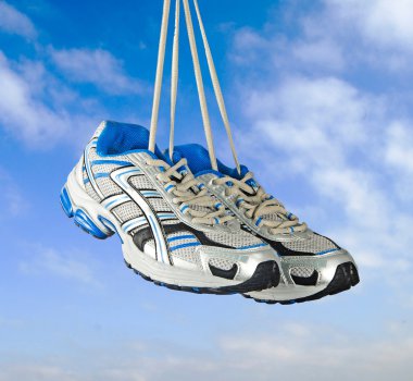 Pair of sneakers clipart
