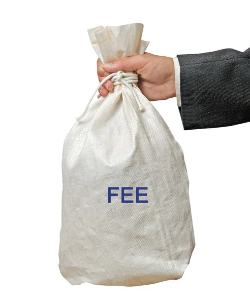 Bag with fee — Stock Photo, Image