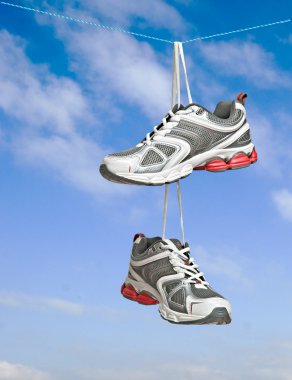 Pair of sneakers clipart