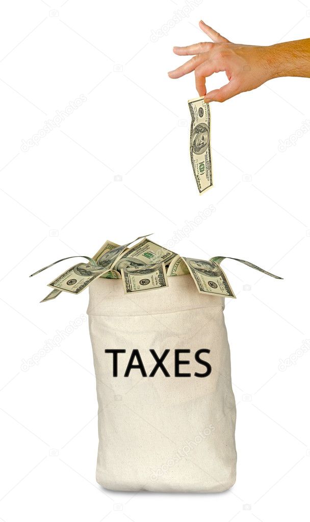 Bag with taxes