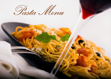 Pasta menu picture 2 clipart