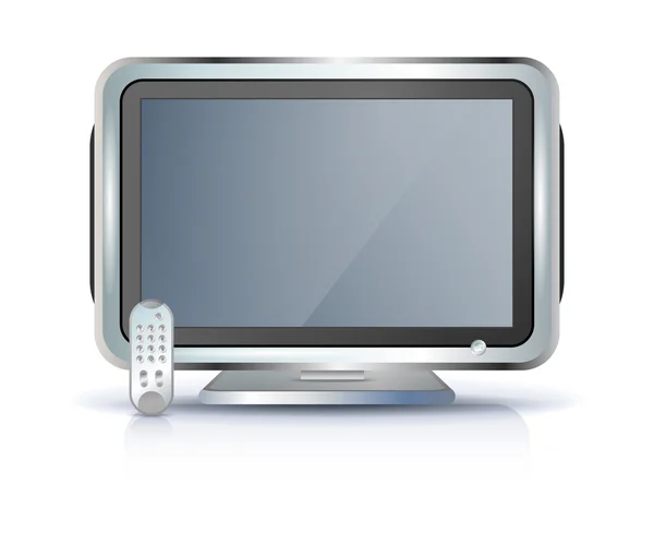 Телевізор з плоским екраном — стоковий вектор