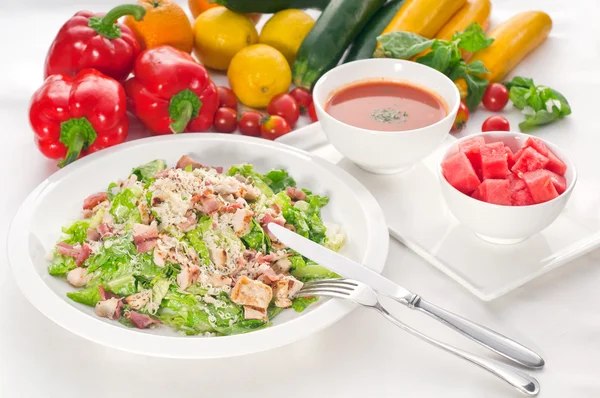 Fresh caesar salad — Stock Photo, Image