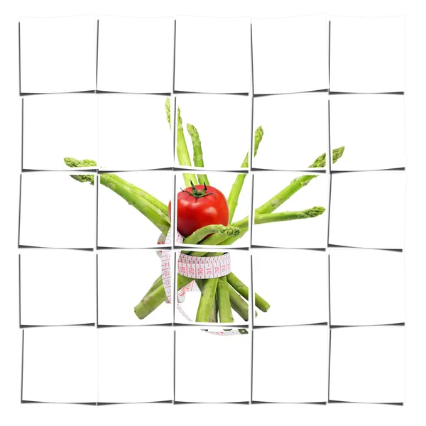 Asparagi e pomodoro — Foto Stock