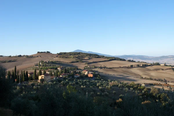 Las colinas alrededor de Pienza y Monticchiello — Foto de Stock