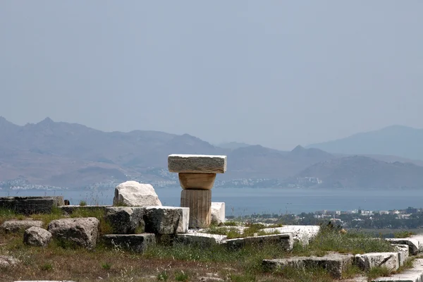 Asklepion místo na ostrově kos, kde Hippokrates vybudovala jednu z — Stock fotografie