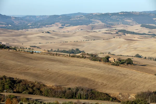 Las colinas alrededor de Pienza y Monticchiello —  Fotos de Stock
