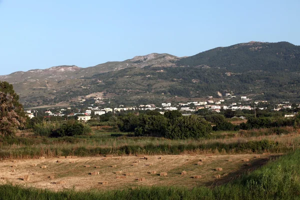 Typisch Grieks dorp. Zia, kos island, Griekenland — Stockfoto