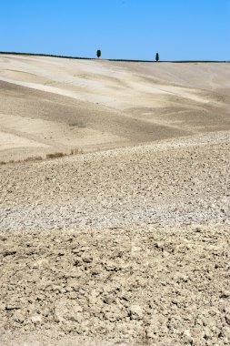 Toskana 'nın manzarası. İtalya
