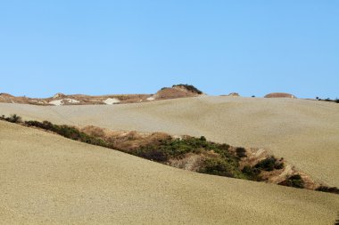 Toskana 'nın manzarası. İtalya