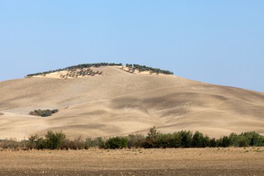 Toskana 'nın manzarası. İtalya