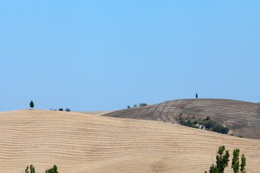 Toskana 'nın manzarası. İtalya