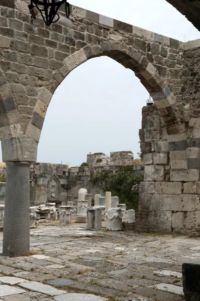 Pevnost rytířů svatého Jana z Rhodu na ostrov kos, — Stock fotografie