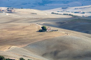 Toskana 'nın manzarası. İtalya