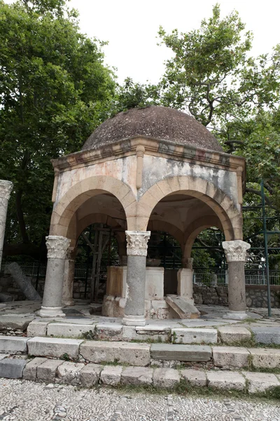Plateia du platane d'Hippocrate dans la ville de Kos. Grèce — Photo