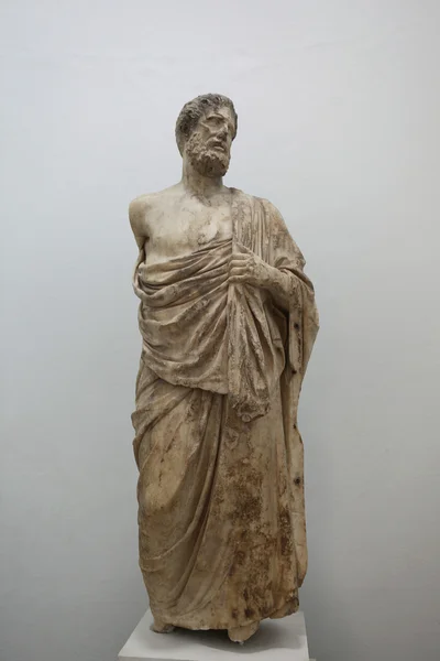 Forntida skulptur i kos stad. Dodekanisos, Grekland — Stockfoto