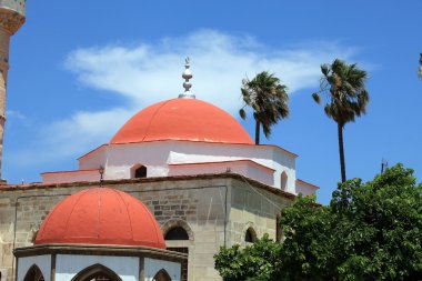 İstanköy kentinde Camii. Kos Adası, Oniki Ada.