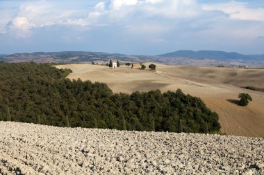 Cappella di vitaleta, val d'orcia Toskana