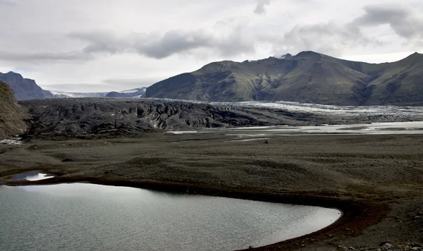 Παγετώνας μέσα Ισλανδία — Φωτογραφία Αρχείου