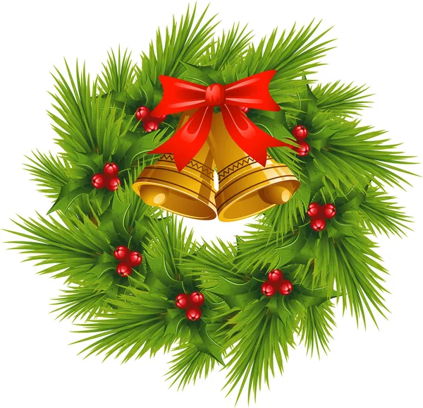 Christmas Wreath — Wektor stockowy