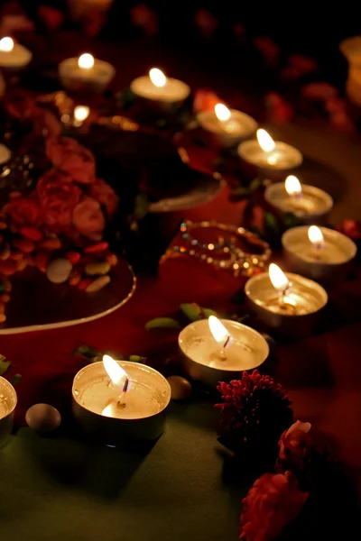 Vackra ljuskrásné svíčky — Stockfoto