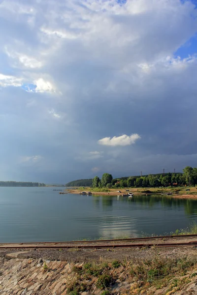 stock image Artificial lake