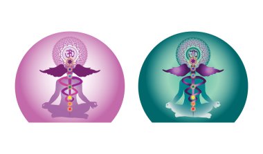 Yoga creative design clipart