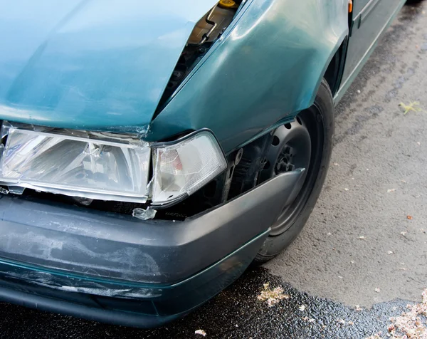 Araba kazası detay — Stok fotoğraf