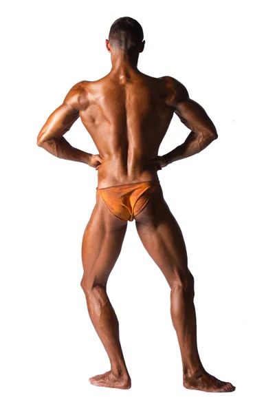 Bodybuilder flexing — Stock Photo, Image