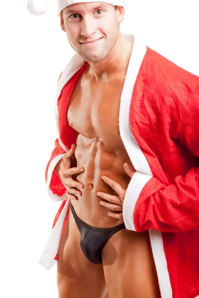 근육 산타 — 스톡 사진
