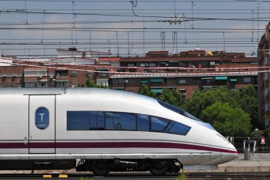 Spanish high speed train clipart