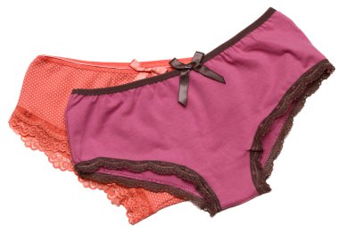 Two panties with lace clipart