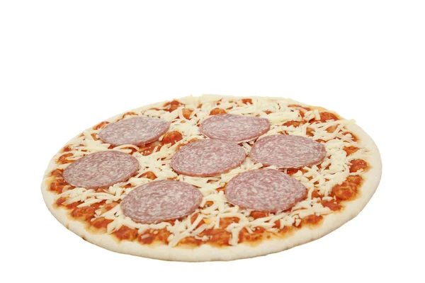 Stock image Pizza with salami