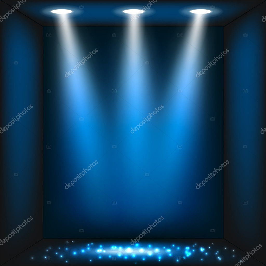 Abstract dark blue background Stock Vector by ©L_amica 6750408