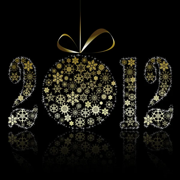 Nuevo año 2012 símbolo — Vector de stock