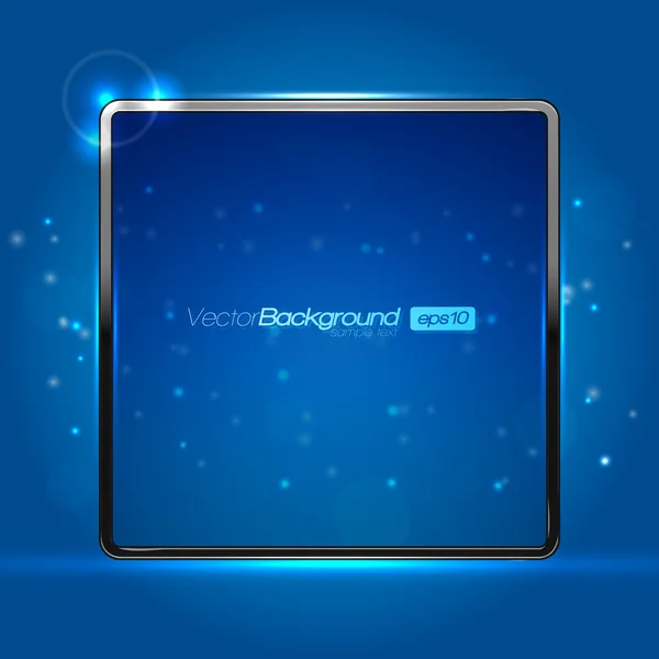 EPS10 Blue Abstract Screen Vector Design Background — Stock Vector