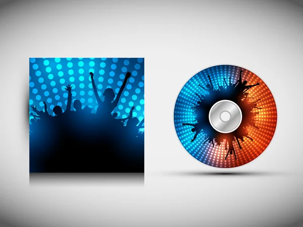 Πρότυπο σχεδίασης κάλυψη CD — Διανυσματικό Αρχείο