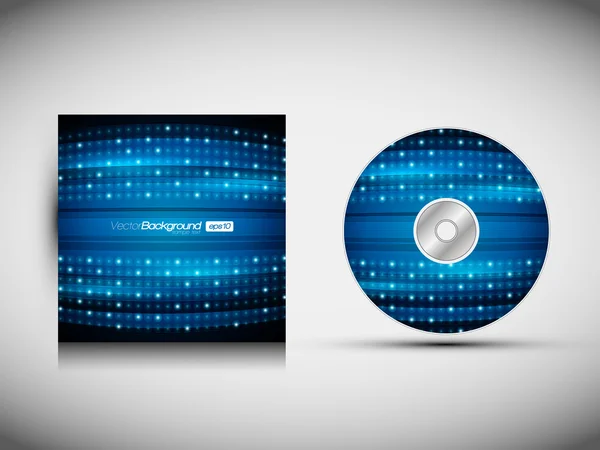 Vorlage für CD-Cover-Design — Stockvektor