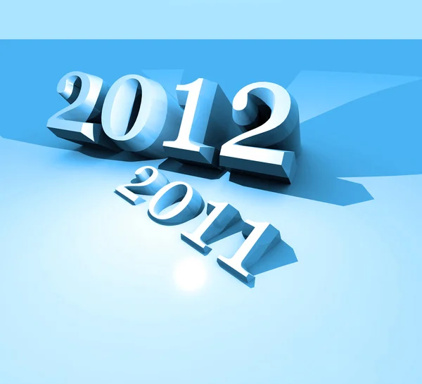 2012 新的一年 — 图库照片