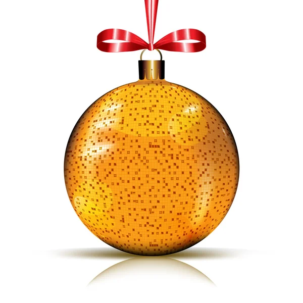 Glanzende gouden ornament — Stockvector