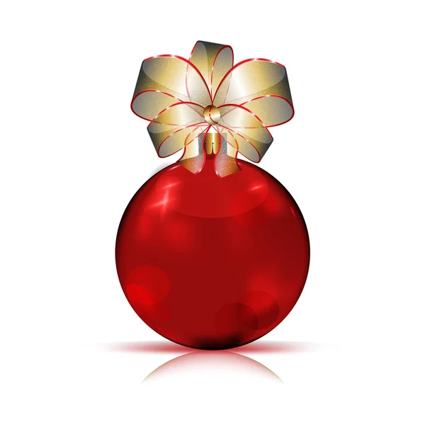赤いクリスマス安物の宝石 — ストックベクタ
